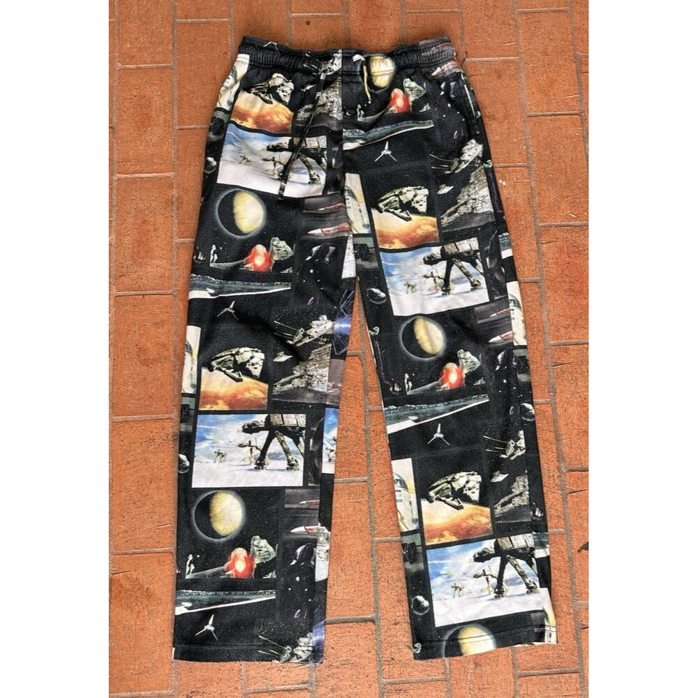Vintage Y2K 2000’s Vintage Star Wars Y2K Sleep Pants Poleyster/Fleece- S